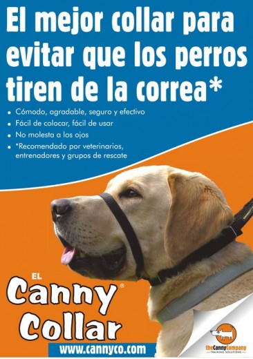 El Canny® Collar, El mejor collar para evitar que los perros tiren de la correa.

El Canny Collar es un collar para el entrenamiento de perros diseñado para que dejen de tirar de la correa y conseguir que el paseo sea tranquilo, Cómodo, agradable, seguro y efectivo. Su diseño revolucionario "detrás de la cabeza" es muy sencillo de ajustar y de usar, transformando hasta la mascota que más tira de la correa en una mascota feliz y bien educada. Es por ello que la Asociación de Venta de Productos para Mascotas del Reino Unido lo votó como "Mejor Producto Nuevo" poco tiempo después de su lanzamiento.

Si está buscando una solución sencilla para los problemas con su perro que tira de la correa, o desea prevenir a temprana edad este problema, no necesita buscar más que el Canny Collar. Estará en buena compañía. Únase a quienes han descubierto el placer de pasear a sus perros con la correa floja, relajada y sin tirones y consiga que el entrenamiento para su perro sea fácil.